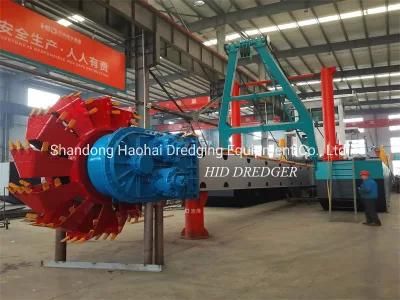 Low Price High Quality Hydraulic Control System Wheel Bucket Dredger for River Sand and ...