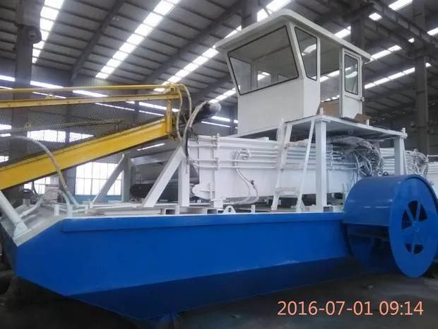 Automatic Driving Aquatic Weed Cutting Harvester for Sale