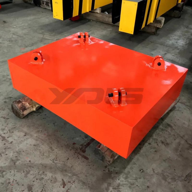 Suspend Rectangular Permanent Magnet Separator Remove Tramp Iron Machine