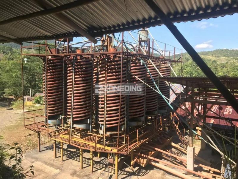 Mining Spiral Chute/Gold Mining Equipment Gravity Separator/ Fiberglass Gravity Spiral Chute for Separating/Mining Machine/Gold /Gravity/ Coal Spiral Chute