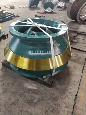 Manganese Steel Wear Parts Mantle Concave Bowl Liner for Nordberg HP500 Cone Crusher