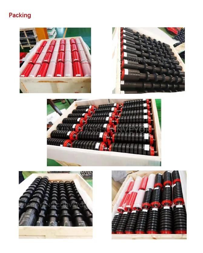 Conveyor Suspended Idler Carrier Garland Roller with Powder Coated Surface