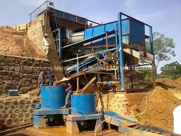 Alluvial Sand Placer Gold Trommel Washing Centrifugal Line Gold Mining Equipment