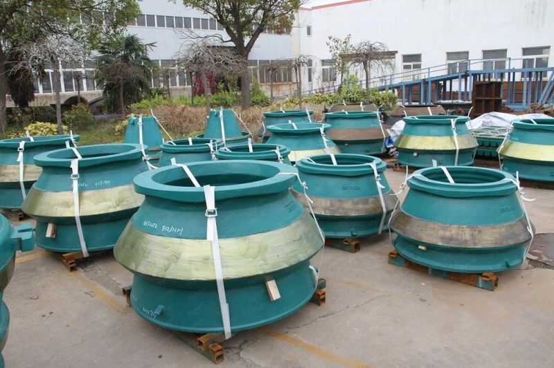 High Manganese Zgmn22cr2 Zgmn18cr2 Cone Crusher Spare Parts HP4 Bowl Liner, Concave and Mantle