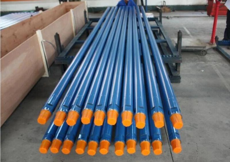 2 3/8" 2-7/8" 3-1/2" 4 1/2" API Reg DTH Rod Drill Pipe Drill Tube with Wrench Flat for DTH Drilling