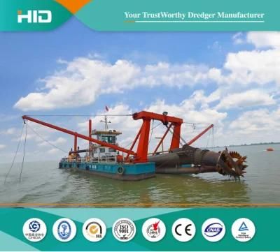 Full Hydraulic Cutter River Sand Suction Dredger with 26 Inch Cutter Head for River Sand ...
