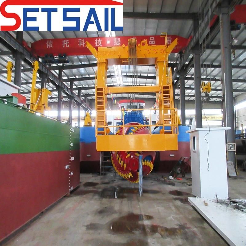 Durable Hull Cutter Suction Dredging Gravel Machine for Sale