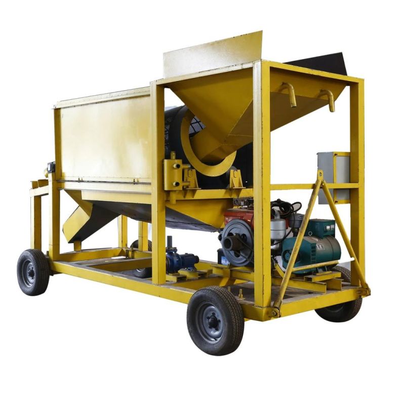 25 Tons/Hour Mobile Gold Washing Plant   for Sales in Ghana