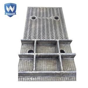 Chromium Carbide Overlay Abrasion Resistant Steel Chute Liners