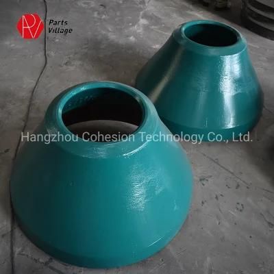 TEREX PEGSON Cone Crusher Parts TC1000 TC1300 High Quality Mantle and Concave Bowl Liner