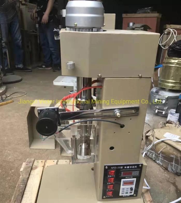 Xfd-1.5L Laboratory Mini Small Froth Flotation Machine for Copper Gold Silver Zinc Lead Fluorite Ore Mineral Processing