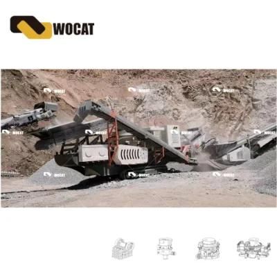 Mining Tracked Mobile Stone Rock Ore Cone Crusher (SH300L)