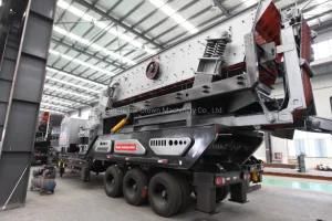 Mobile Cone Crushing / Industrial Tracked Mobile Crusher for Mining