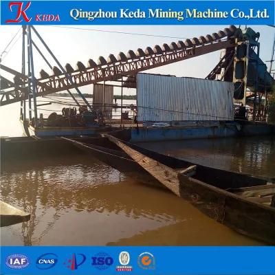 Best Small Bucket Type Chain Gold Dredger/Diamond Mining Dredger