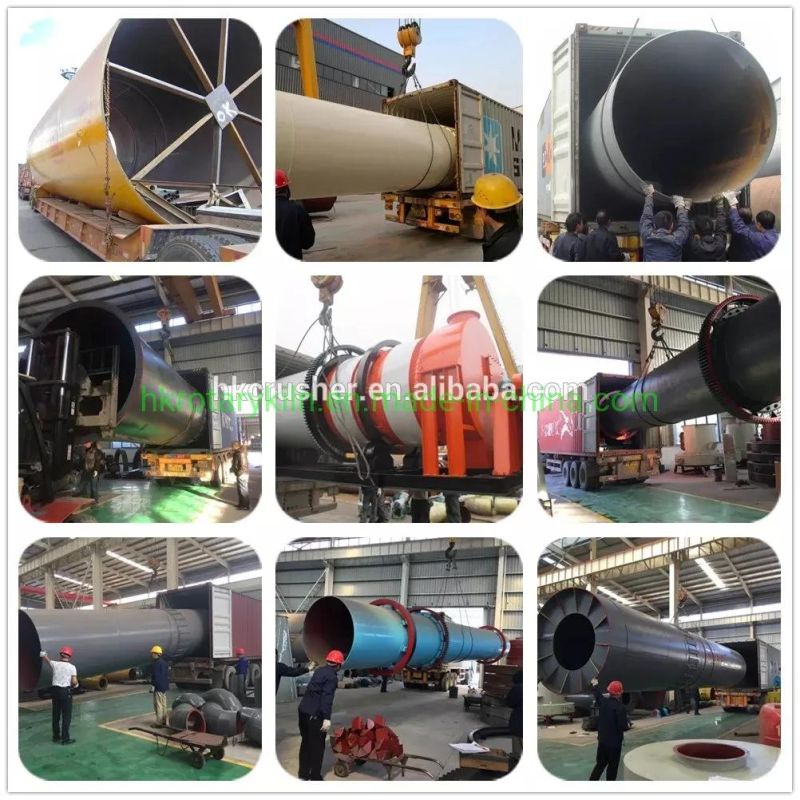 China Singe Mineral Rotary Drum Dryer Industrial Rotary Dryer Equipment