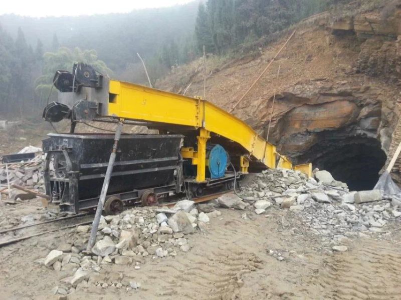 Electric Scraper Bucket Rock Loader for 30 Degree Inclined Roadways