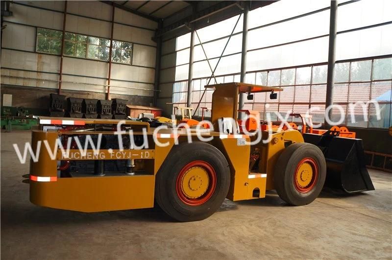 China 2 m3 diesel hydraulic underground side seat mining scoop loader