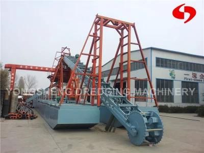 Bucket Sand Dredger with Water Washing Machine