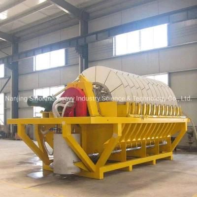 Hot Sale Ore Mineral Slurry Dewatering Automatic Disk Disc Rotary Drum Vacuum Filter