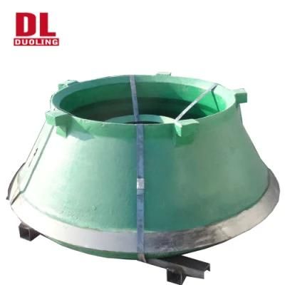 Mining / Quarrying Machine Cone Crusher Plant Steel Casting Bowl Liner, Concave
