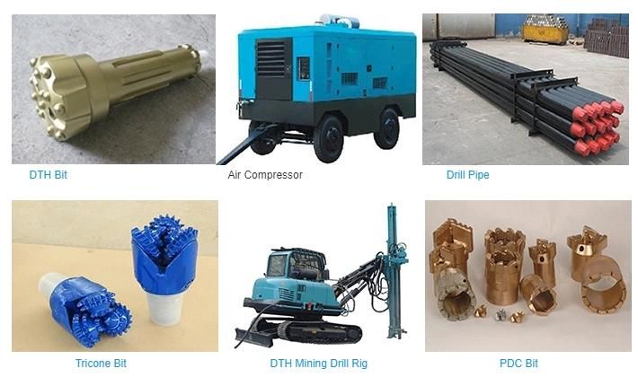 RC Hammers / Basic Low High Pressure DTH Hammer / Downhole Hammer with DTH Drilling Bit