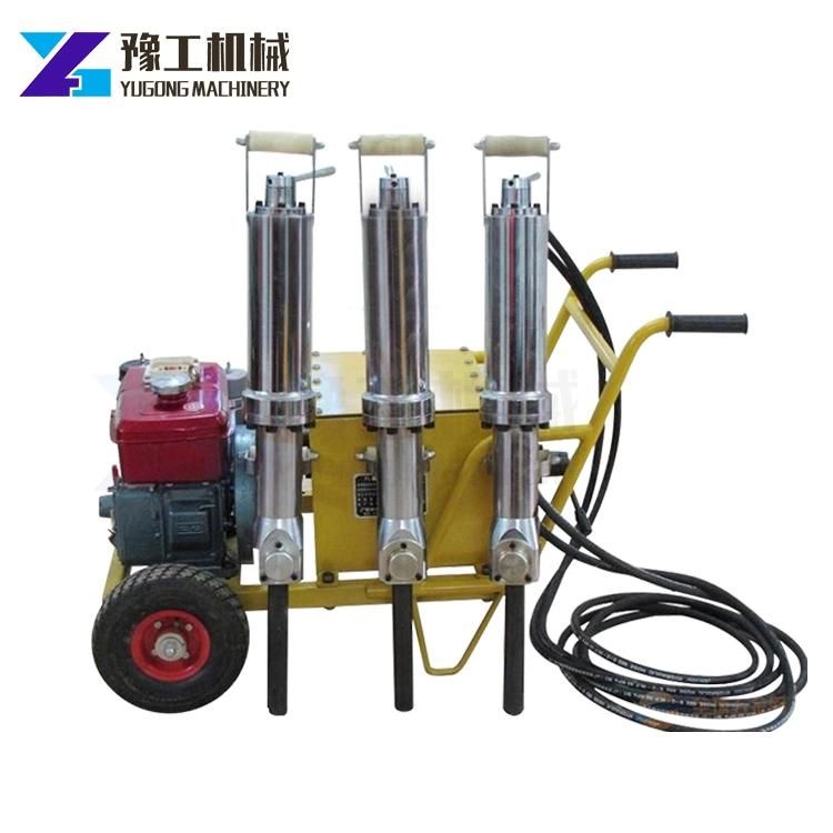 Hydraulic Rock Splitter Stone Splitting Machine with Singe Guns