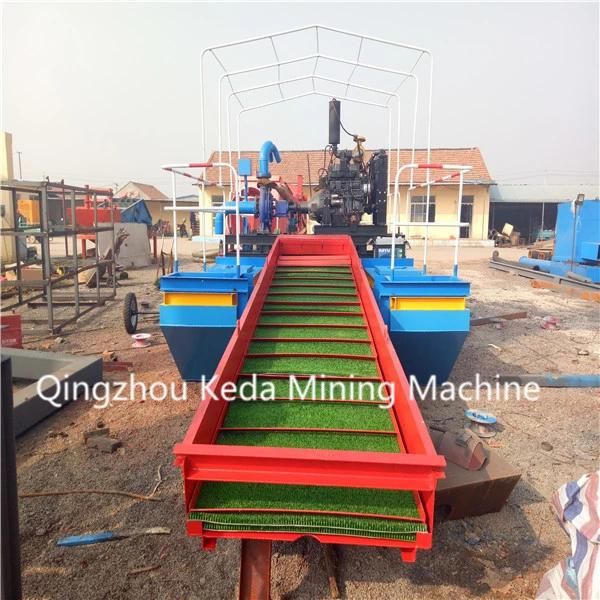 Mini Gold Dredger with High Strengthen Pontoon