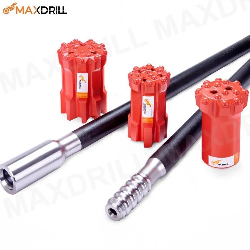 Maxdrill Rock Drill T45 12FT 3660mm Speed Rod Drilling Rod Rock Drill Rod 10% off