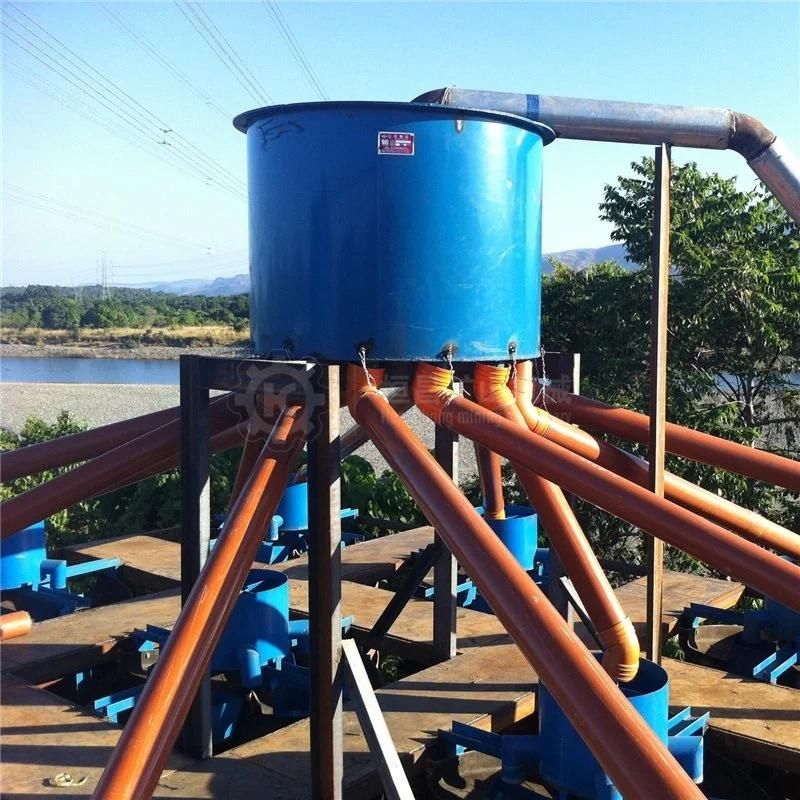 Gold, Chrome, Coal, Tin Gravity Concentrator Separator Mineral Gravity Separator Spiral Chute Washing Plant