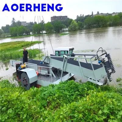 Large Capacity River Waste Cleaning Machinery for Aquatic Plant
