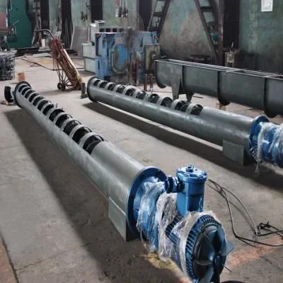 China Energy Saving Heat Resistant Spiral Auger Tube Tubular Concrete Screw Conveyor