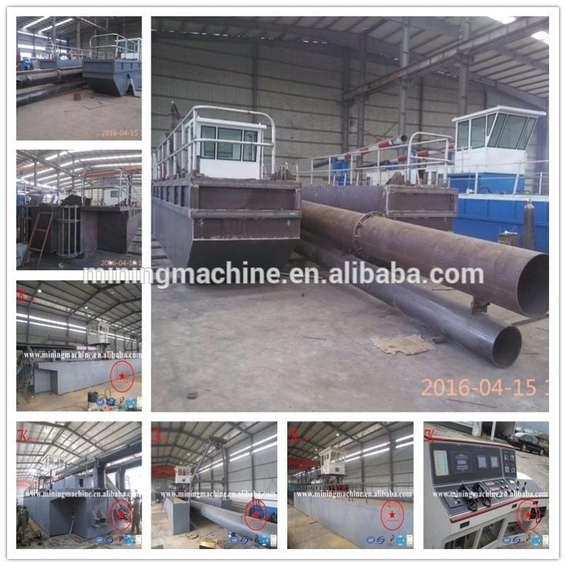 China Manufacturer Low Price Cutter Suction Dredger Sand Mud Gold Dredger Machine for River Dredging