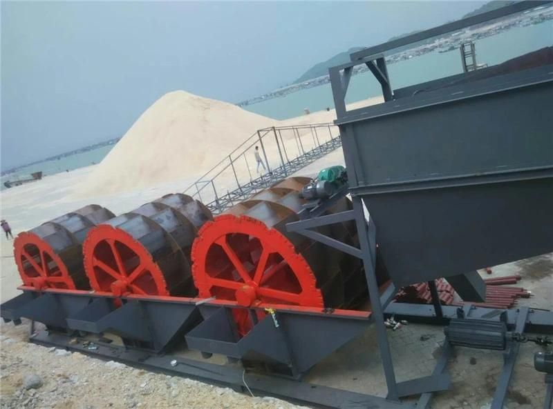 Buket Wheel Sand Washer Log Washer, Screw Stone Washer