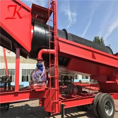 Gold Professional High Sieving Efficiency Small Used Trommel Screen