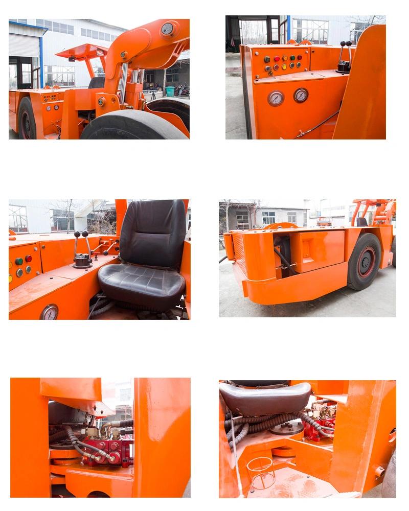 No contamination underground electric LHD loader for ore mining