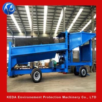 ISO Approved High Effciency High Effciency Gold Mining Trommel Screen Equipment