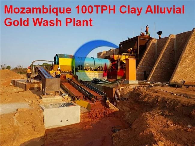 40tph Mobile Alluvila Gold Washing Plant