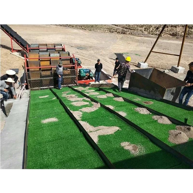 Gold Mining Equipment Gold Sluice Box with Carpet Matting