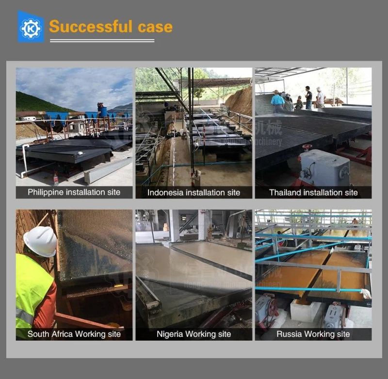 Water Type Scrap Copper Recovery Shaking Table