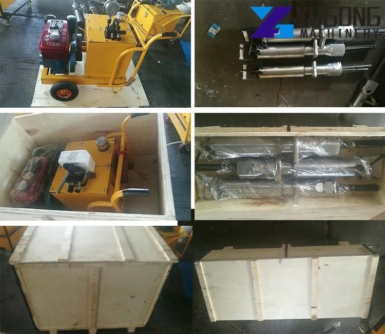 900t Stone Crack Machine Hydraulic Rock Splitter Cylinder