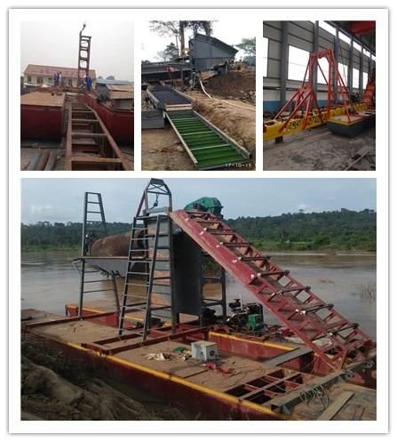 Keda Gold Dredge Diamond Dredging Machine Chain Bucket Dredger