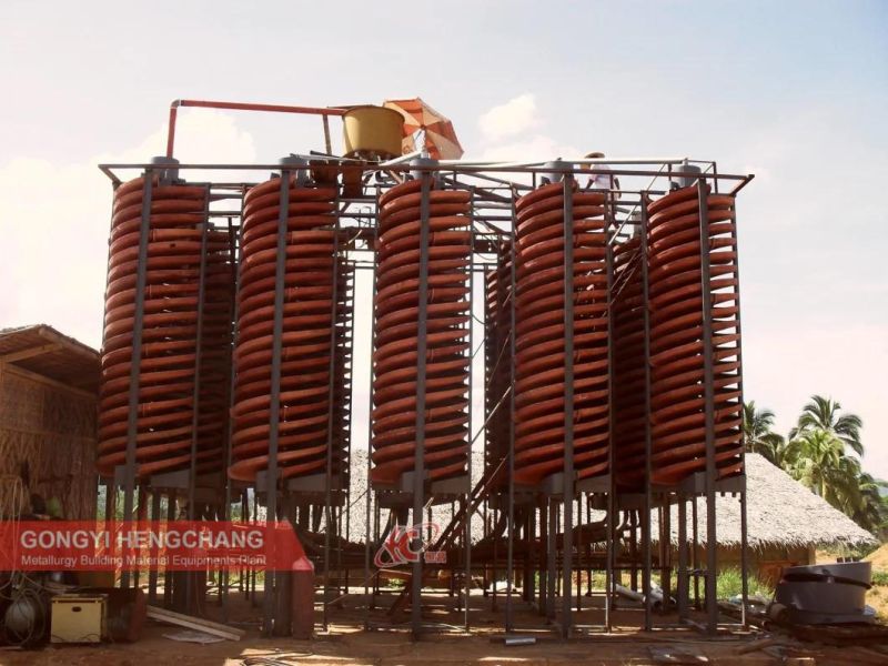 Mining Industry Tungsten Chrome Ore Spiral Concentrator Chute