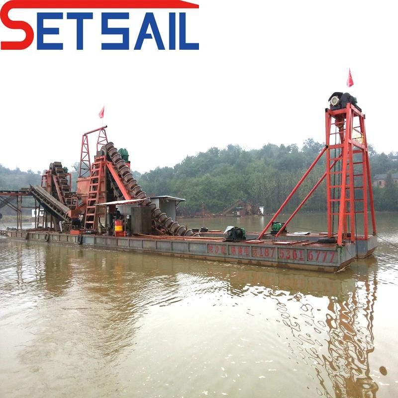 River Bucket Chain Sand Mining Machinery for River Diamond