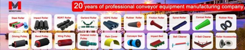 Conveyor Self-Cleaning Roller Steel Roller with Painted Finish