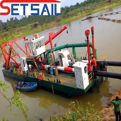 Hydraulic Control Cutter Head Cutter Suction Dredging Machine with Spud