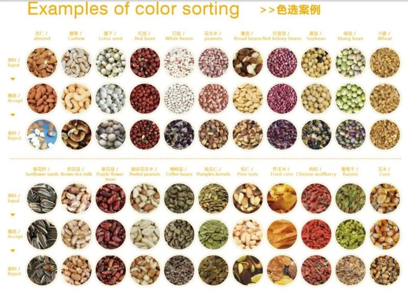 Quartz Grains Color Separating Machinery for Ore Color Sorting