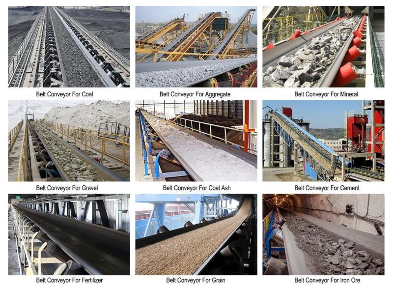 Large Capacity Cema Belt Conveyors for Bulk Materials Include Sand/Aggregate/Gravel/Grain