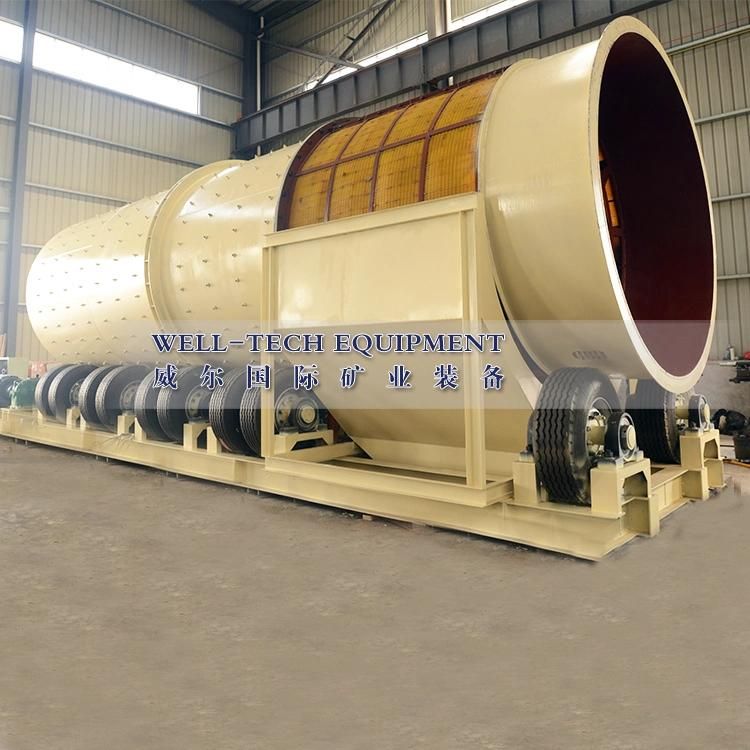 Heavy Duty Big Capacity Scrubber Trommel Machine for Washing Sticky Gold/Manganese Hot Sale to Australia/Russia