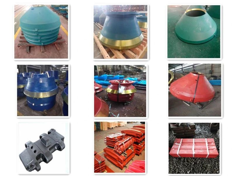 Bowl Liner High Manganese Steel Masto Sandwik Concave Cone Crusher Parts