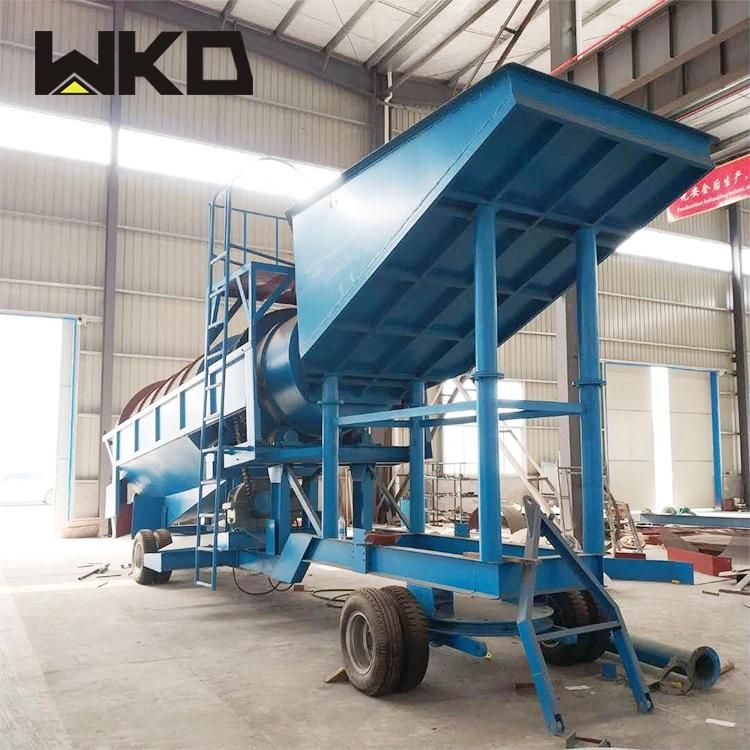 High Capacity Mining Ore Washing Machine Trommel Screen